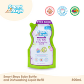 Smart Steps 400ml Baby Bottle and Dishwashing Liquid Refill